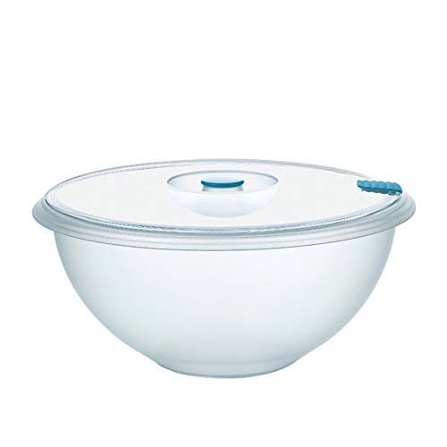 Coppa con Coperchio Plastica Trasparente contenitore plastica per alimenti 30 cm