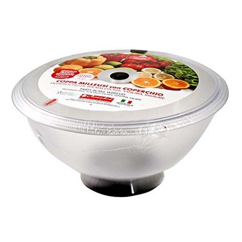 Cosmoplast Sangria Oasi Coppa con Coperchio Plastica Trasparente