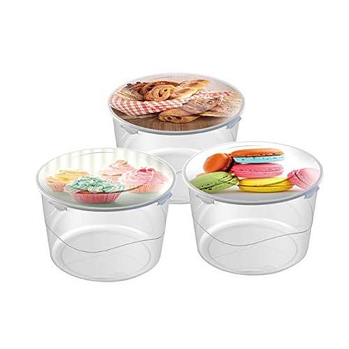 Barattolo dolci tondo sottovuoto 2.4 lt 