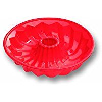 FORMINA TONDA IN SILICONE 12 CM ROSSA