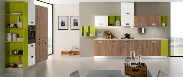 CUCINA NEVADA-cucina bloccata:2,55 mt 2,16h