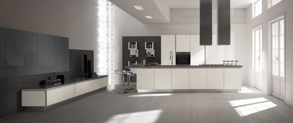 CUCINA STRATOS-cucina bloccata:2,55 mt 2,16h