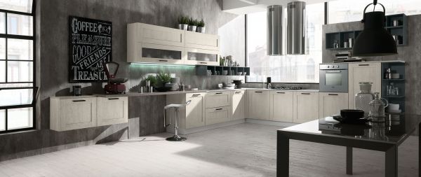 CUCINA EGO-cucina bloccata:2,55 mt 2,16h