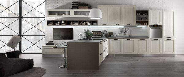 CUCINA EGO-cucina bloccata:2,55 mt 2,16h