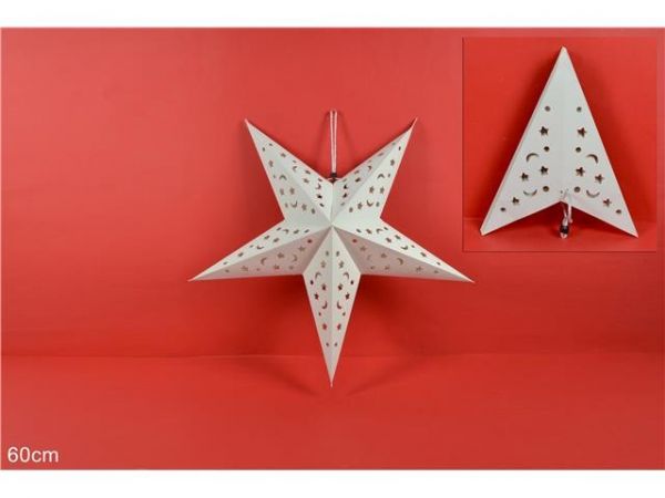 STELLA DI CARTA BIANCA 60cm