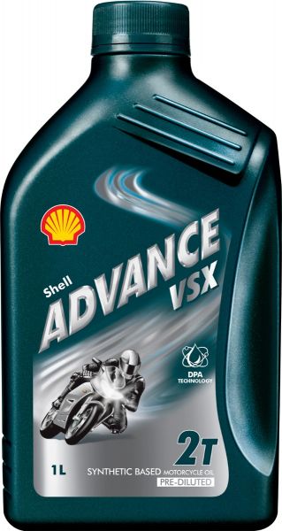 Olio motore shell advance vsx moto 2t sintetico 1l