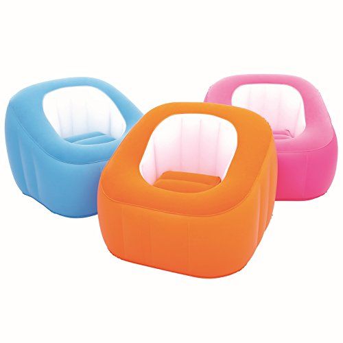 Poltrona gonfiabile comoda con cuscino estraibile colorata bestway 74 cm 