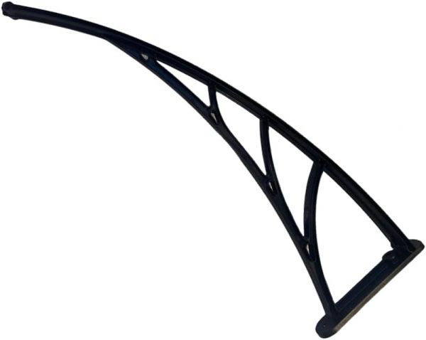 Pensilina 100 x 60 cm alveolare fume' in policarbonato tettoia modulabile  Art.1884 