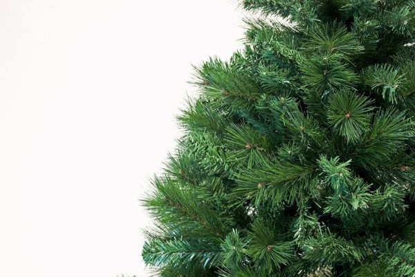 Albero di Natale abete verde 150 cm Monte Rosa rami a stella molto folto