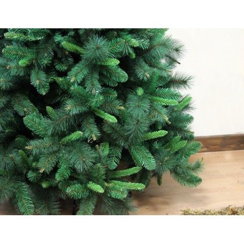 Albero di Natale abete verde Kentucky 240 cm folto effetto realistico 1895 rami