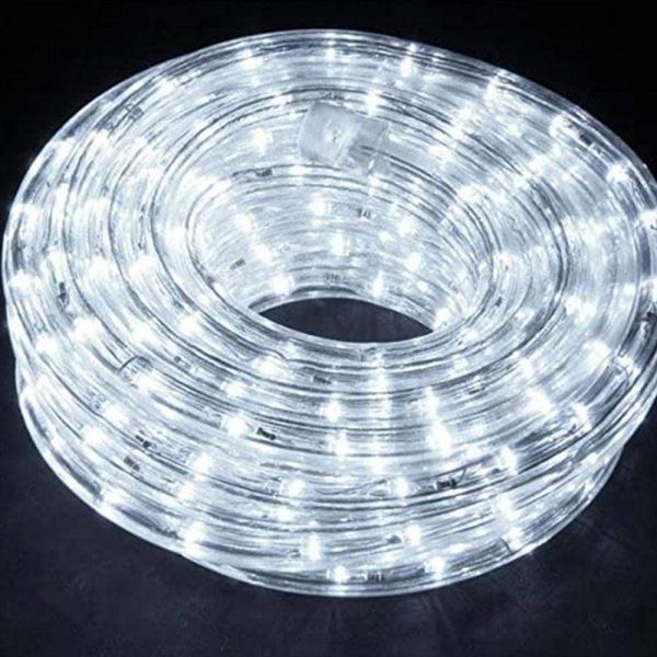 Tubo led bianco 10 metri esterno 8 funzioni luci per esterno