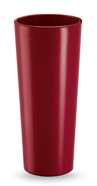 VASO DA GIARDINO DA ESTERNO CACHE-POT ROTONDO ALTO GENESIS ROSSO ORIENTE LUCIDO