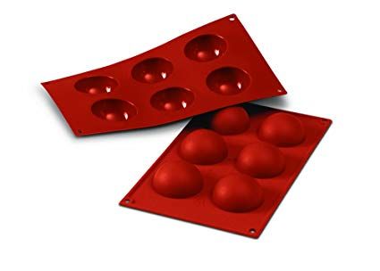 FORMINE IN SILICONE ROSSO 15.5X9 CM