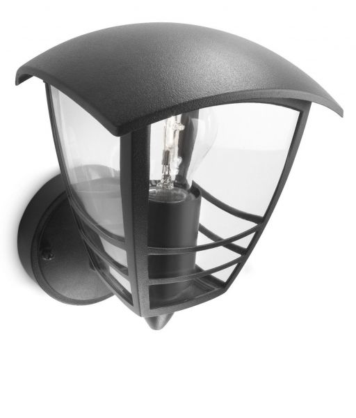 Philips Lampada da Parete da Esterno Lanterna Up Alluminio nero Classe di efficienza energetica A