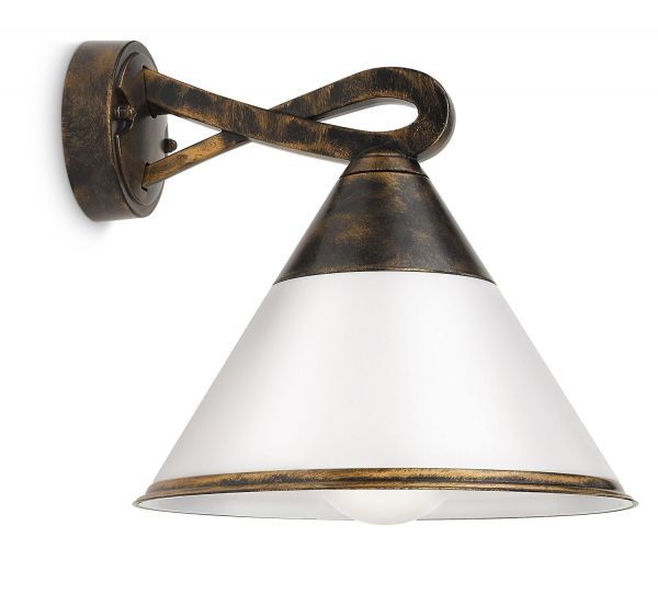 PHILIPS APPLIQUE IN ALLUMINIO COLOR BRONZO