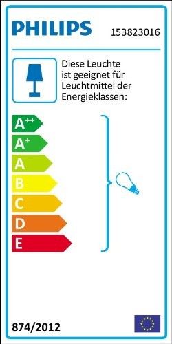 Philips Palo per Esterno Altezza 30 cm Alluminio Nero Classe di efficienza energetica A