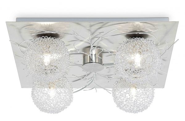 EGLO lampada da soffitto in metallo G9 trasparente