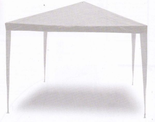 Gazebo classico facile bianco 3 x 3 m ombreggiante arredo giardino 