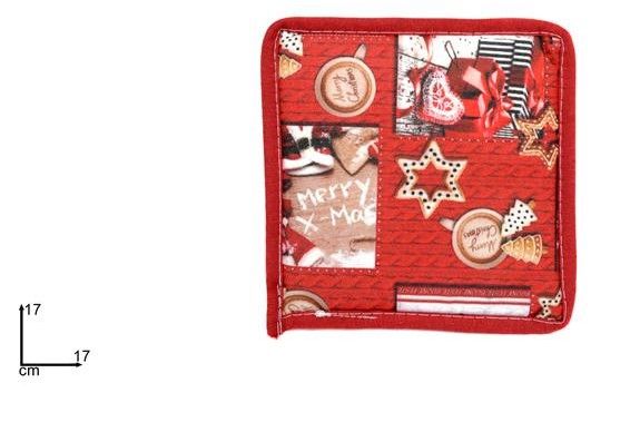 presina Natalizia rossa decorazioni per la cucina