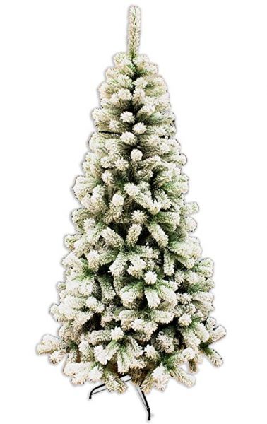 Albero di Natale bianco abete New innevato 240 cm 1038 rami