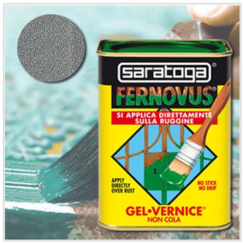 Vernice Gel antiruggine Fernovus 750ml Micaceo grigio medio antico Saratoga 