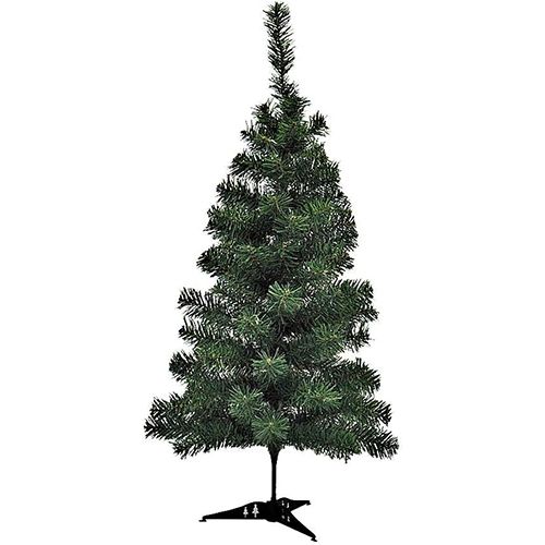 Albero di Natale classico Himalaya verde h 180cm base metallo 600rami
