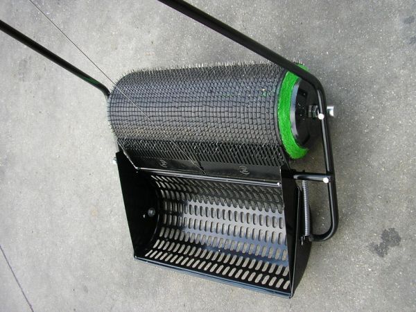 Rullo Raccogli Olive da Terra 35cm Chiodato con cesto forato ribaltabile peso 4kg