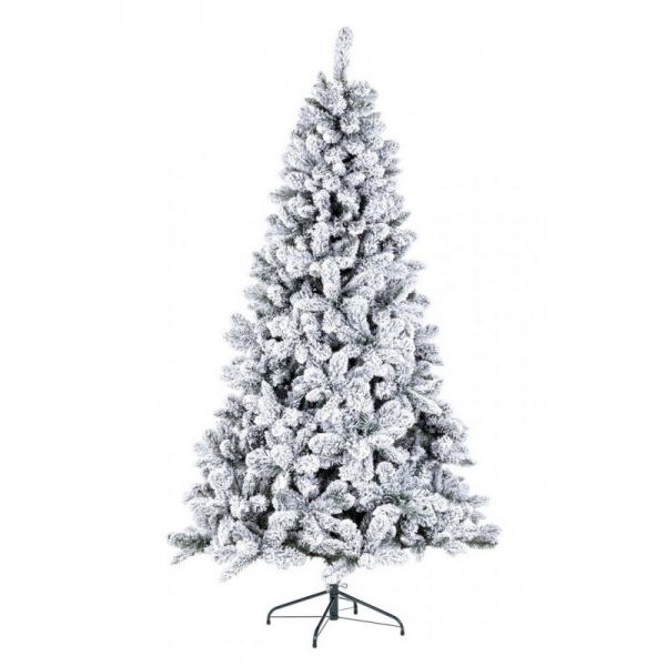 Albero di Natale abete Norimberga Innevato albero bianco 210 CM 1037 Rami