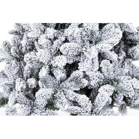 Albero di Natale abete Norimberga Innevato albero bianco 210 CM 1037 Rami
