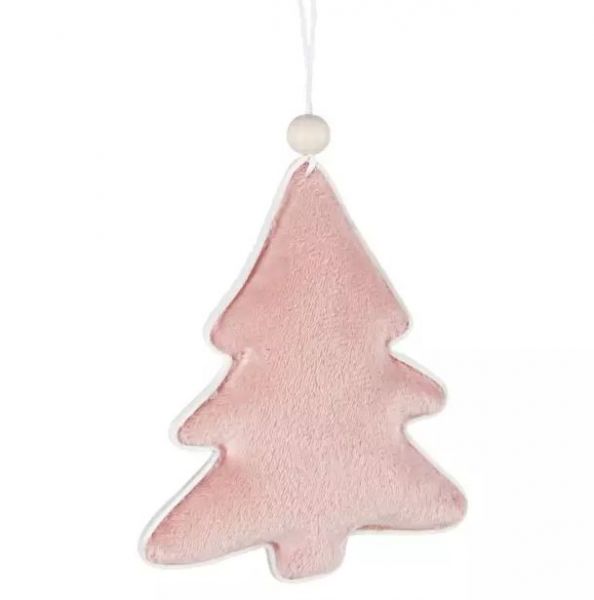 Pendente soledad pino albero di Natale rosa Bizzotto morbido 10 cm