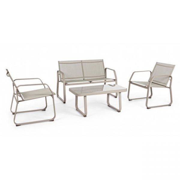 SET 4 SALOTTO AXTEN ANTRACITE
