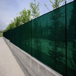 Telo rete ombreggiante pesante Alta schermatura oscurante Verde frangisole 300 gr/mq - 4 mt x 10 mt