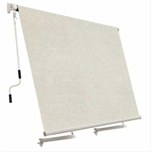 Tenda da sole 400X300 cm beige a caduta con braccetti estensibili beige 
