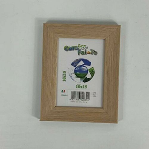 Cornice porta foto in legno vetro in crilex 50x60 cm beige
