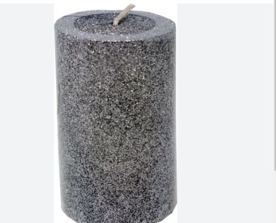 Candela argento 4,5 cm x 7,5 cm