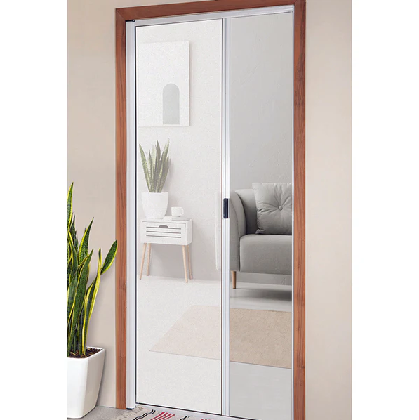 Zanzariera a rullo per porta Laterale 150x250 alluminio riducibile Bianco Ral Sangiorgio