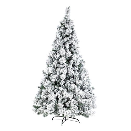 Albero di Natale Cermis  innevato H 240 cm 1150 rami effetto neve realistico