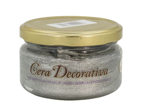 Novecento paint cera decorativa colore argento 250ml