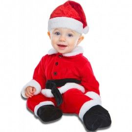 Vestito di Babbo Natale per bambini da 3 ai 12 mesi