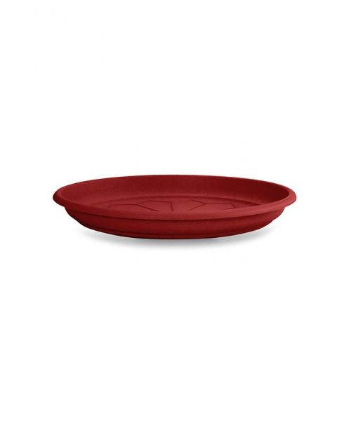 Sottovaso vaso da giardino Naxos 24 cm per vaso da 30 cm rosso mattone 