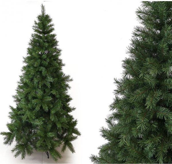 Albero di Natale abete DOLOMITI H 210 cm verde classico 