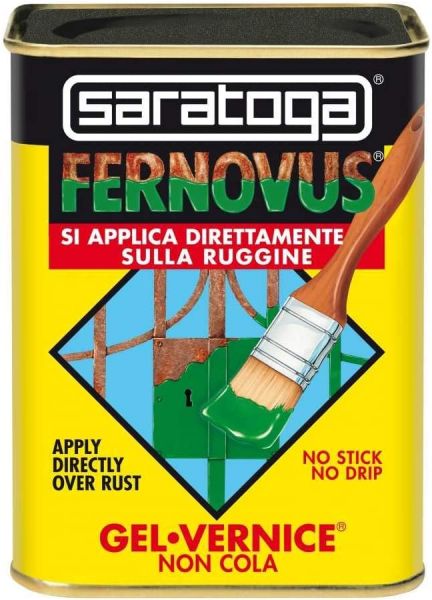 Vernice Gel antiruggine Fernovus 750ml Verde scuro brillante Saratoga