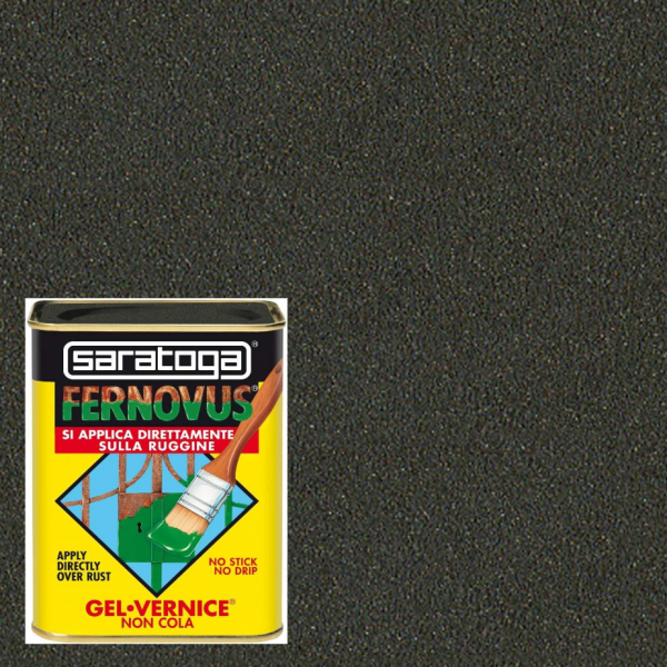 Vernice Gel antiruggine Fernovus 750ml Grafite ferro antico Saratoga 