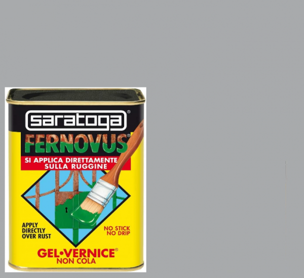 Vernice Gel antiruggine Fernovus 750ml Grigio Peltro Saratoga 