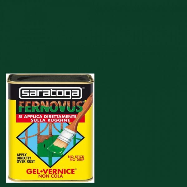 Vernice Gel antiruggine Fernovus 750ml Verde scuro brillante Saratoga