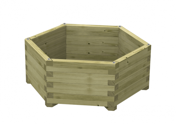 EVERGREEN FIORIERA ESAGONALE 60x60xH22