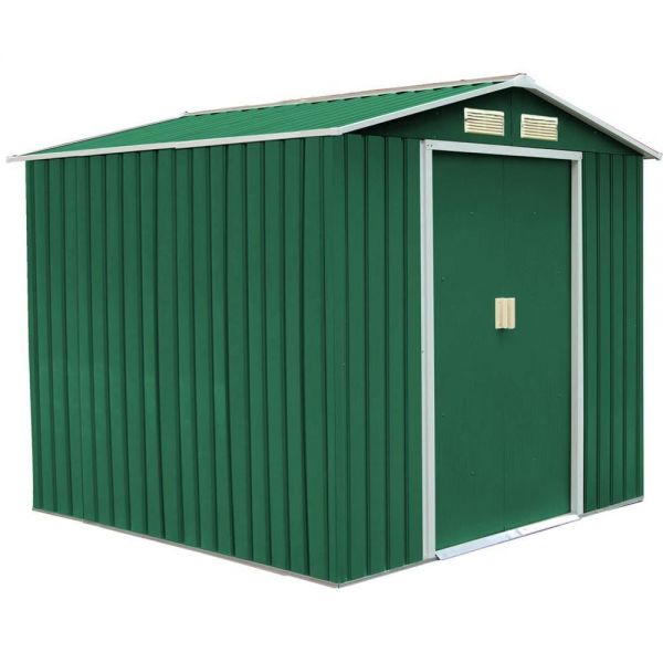 Casetta box in alluminio da giardino porta attrezzi cabina salvaspazio Garden