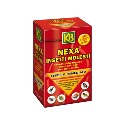 Insetticida per volanti e striscianti nexa kb insetti molesti 4 x 25 ml