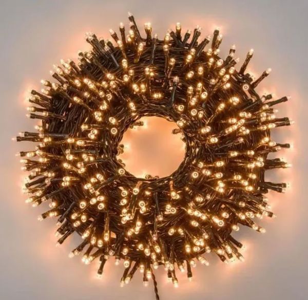 Lucine compatte 432 LED bianchi tradizionali illuminazione natalizia