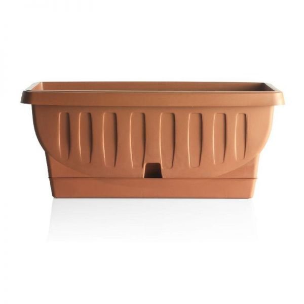 FIORIERA NATURA TERRACOTTA;-80cm